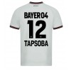 Bayer Leverkusen Edmond Tapsoba #12 Bortedrakt 2023-24 Kortermet